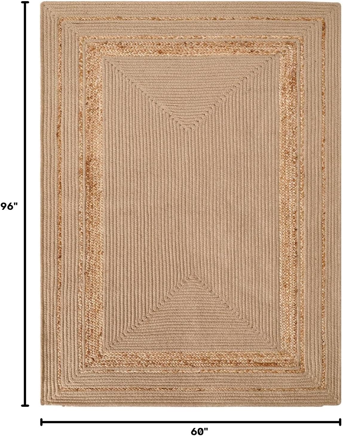 Woven Farmhouse Indoor‑Outdoor Jute Rug