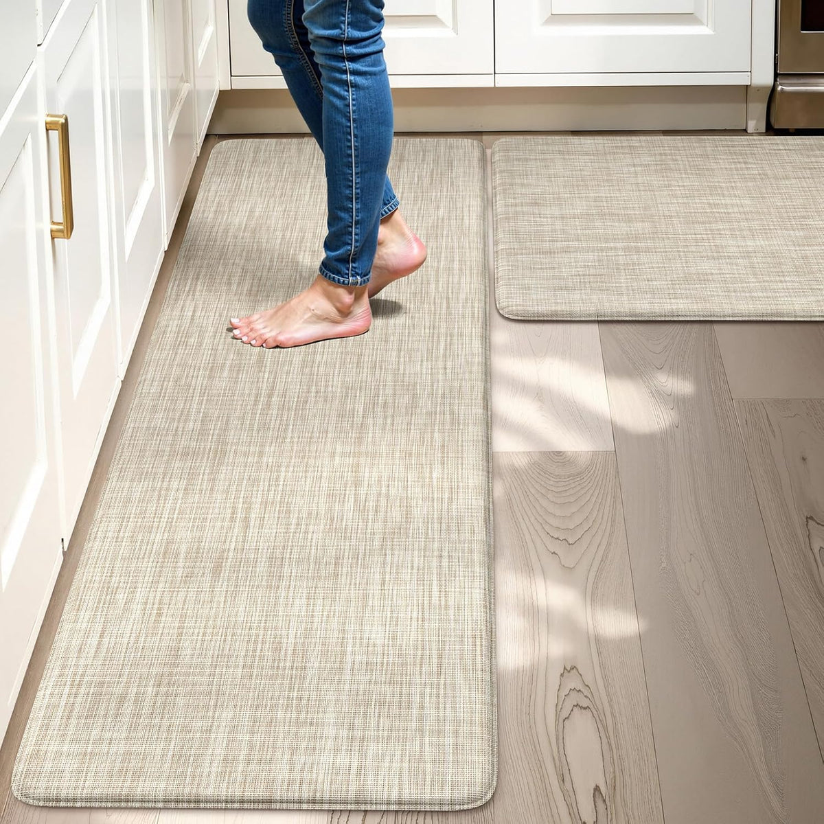 Waterproof Anti‑Fatigue Kitchen Mat Set