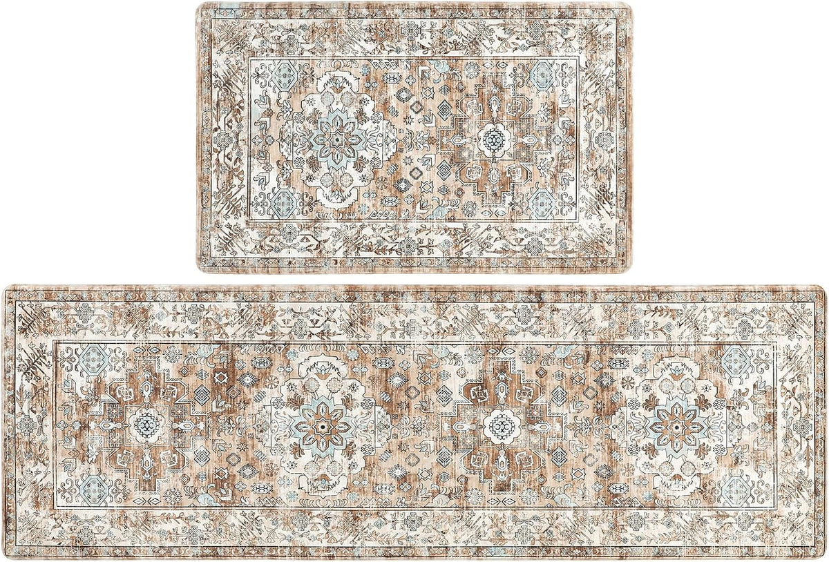 Non‑Slip Cushioned Anti‑Fatigue Kitchen Mats