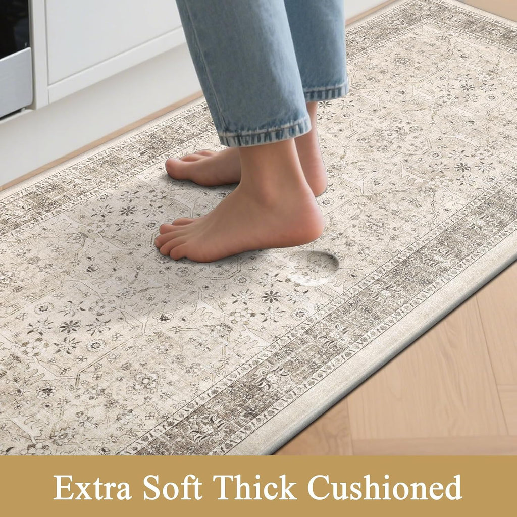 Cushioned Anti‑Fatigue Kitchen Mat Set