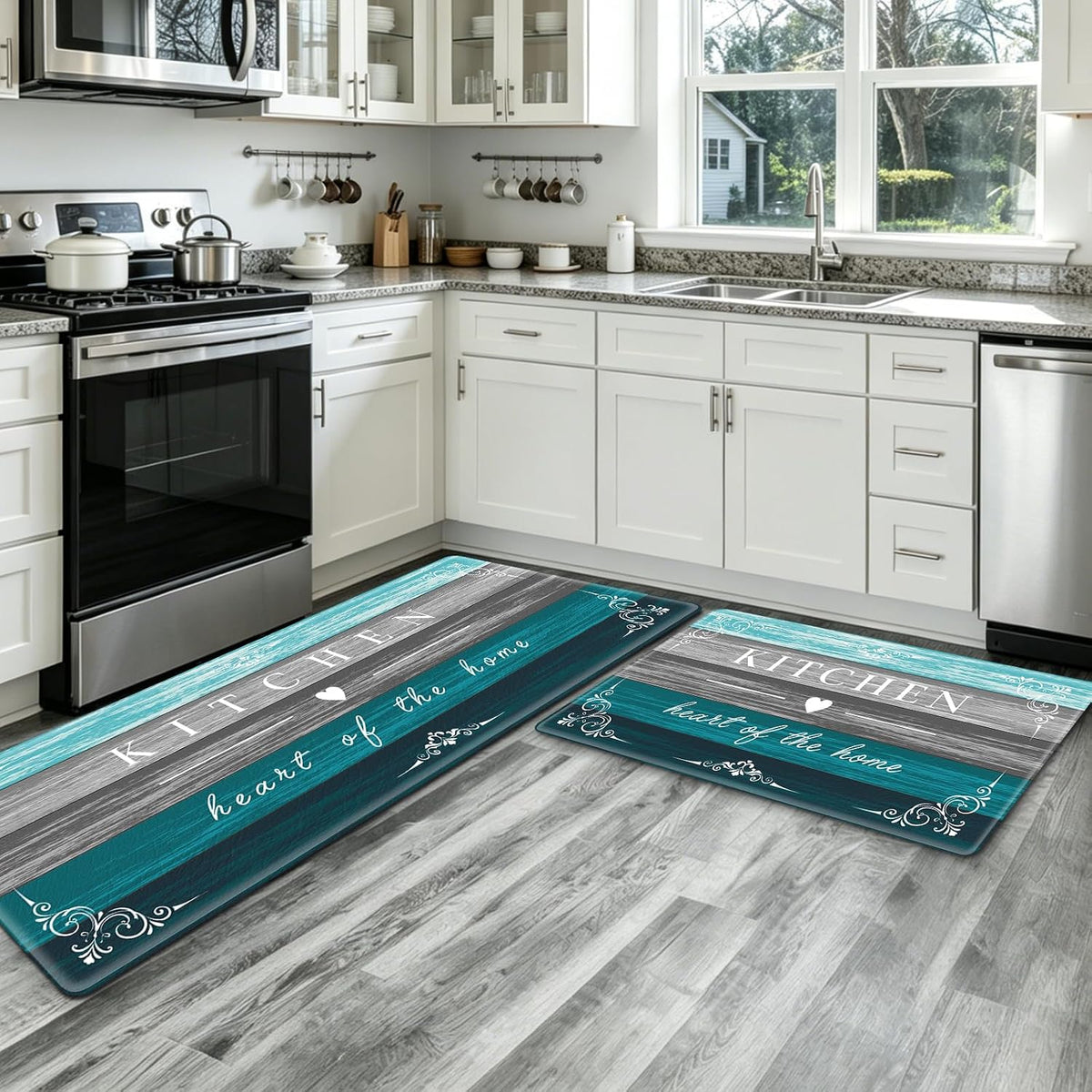 Non‑Slip Cushioned Anti‑Fatigue Kitchen Mat