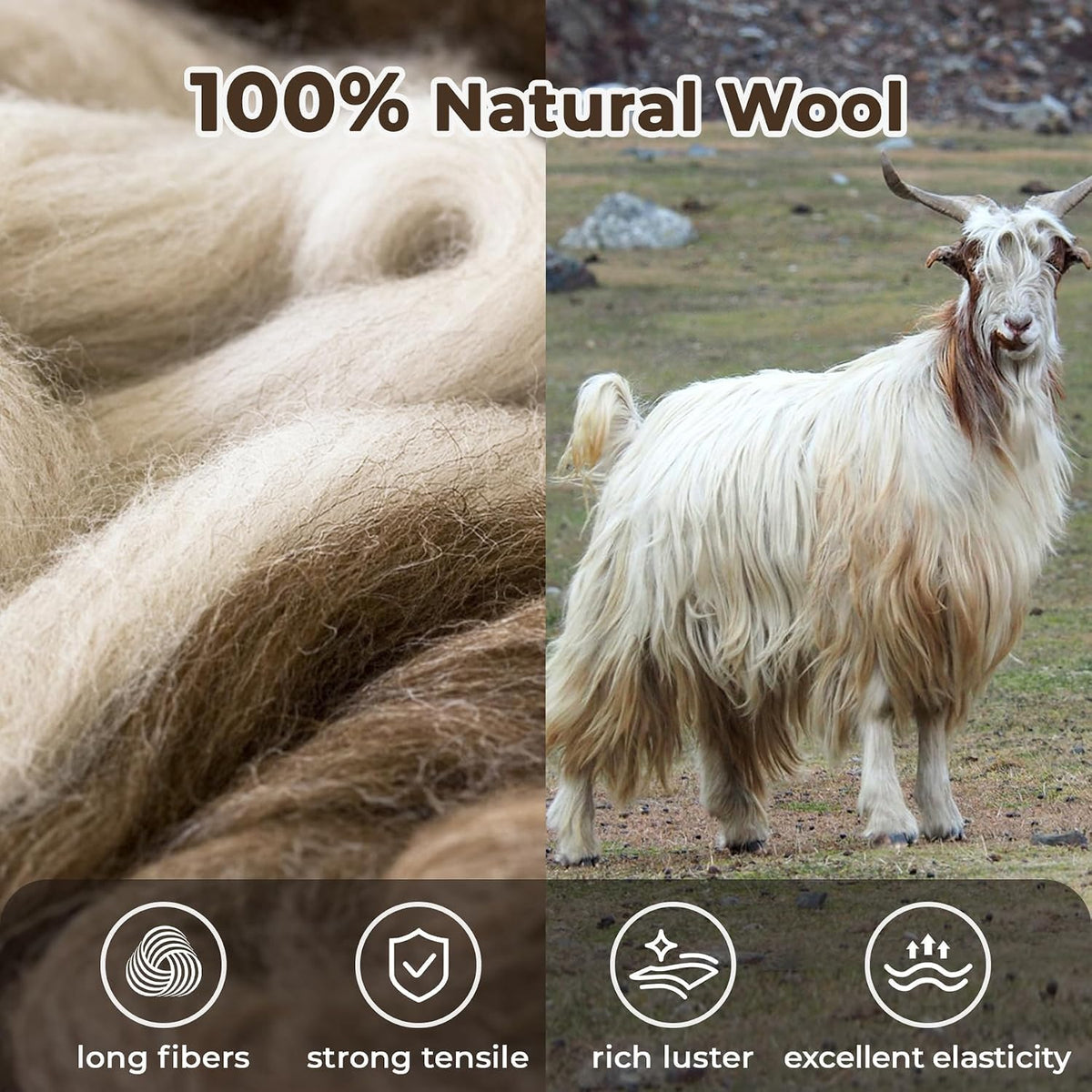 Handwoven Natural Wool Indoor Area Rug