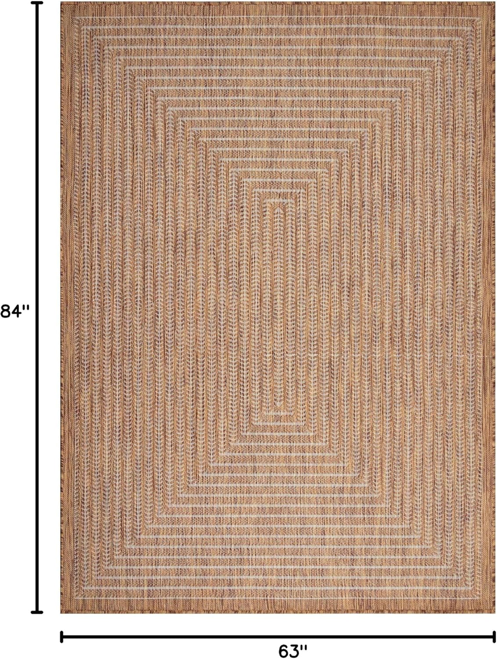 Weather‑Resistant Indoor‑Outdoor Area Rug