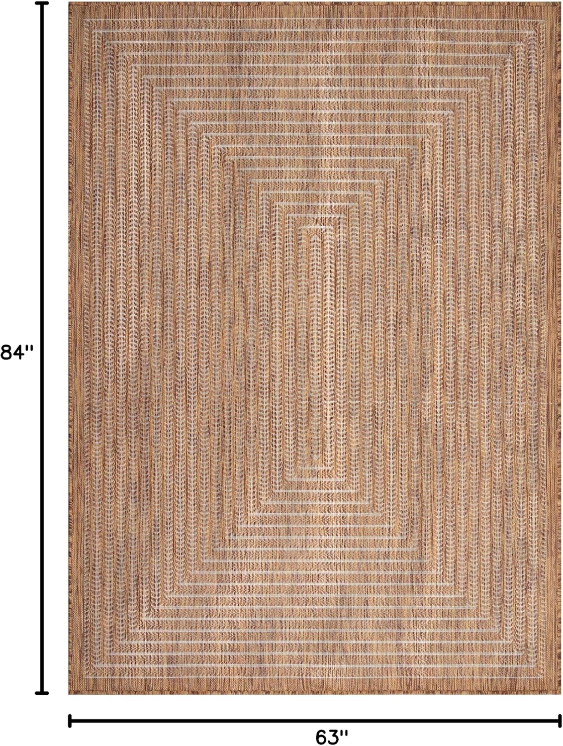 Weather‑Resistant Indoor‑Outdoor Area Rug