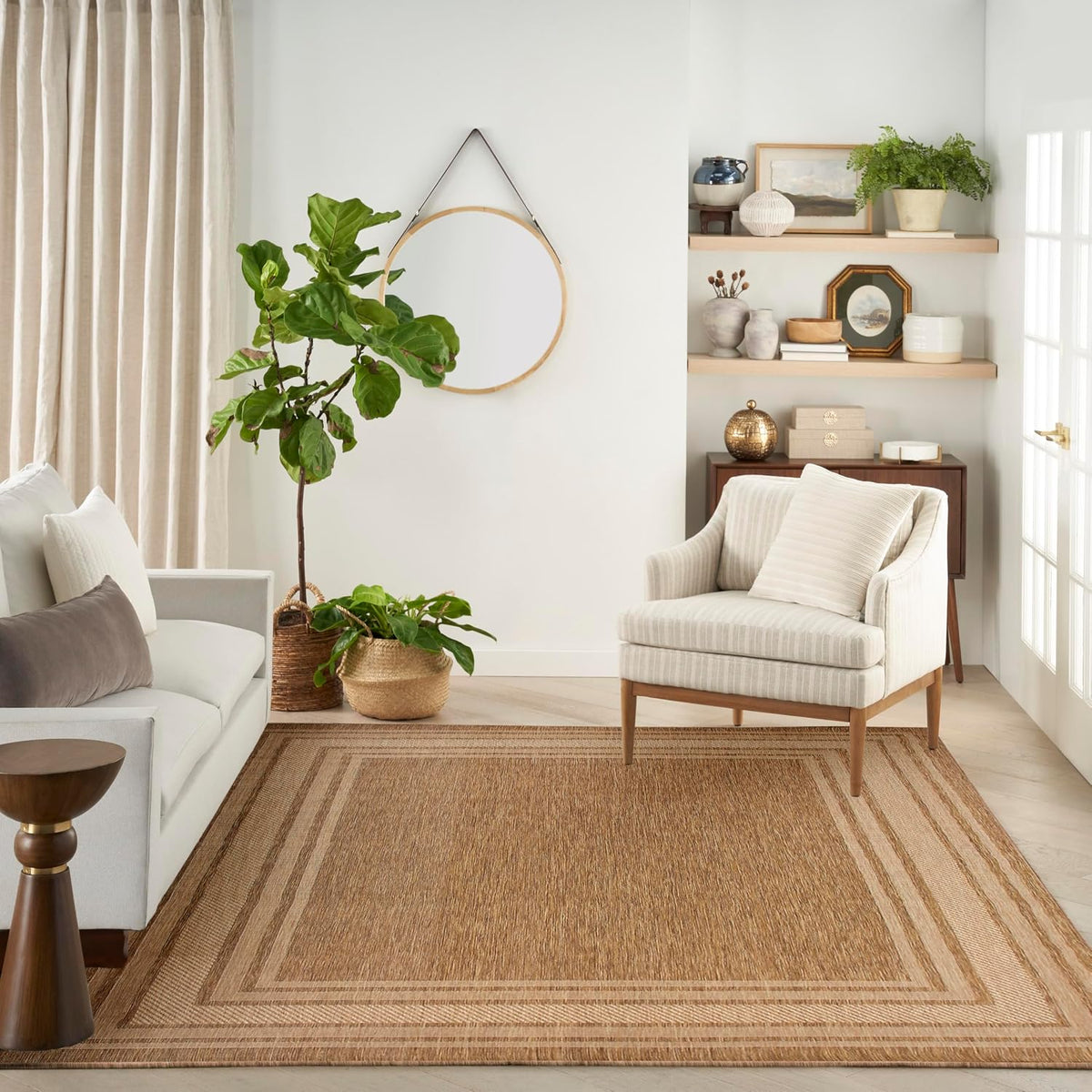 Easy‑Clean Indoor‑Outdoor Area Rug