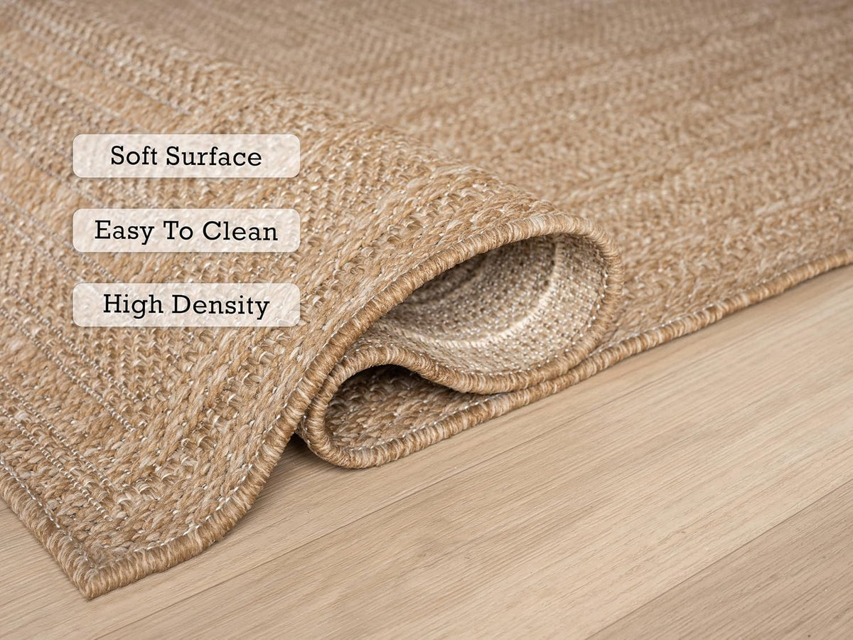Weather‑Resistant Indoor‑Outdoor Jute Rug