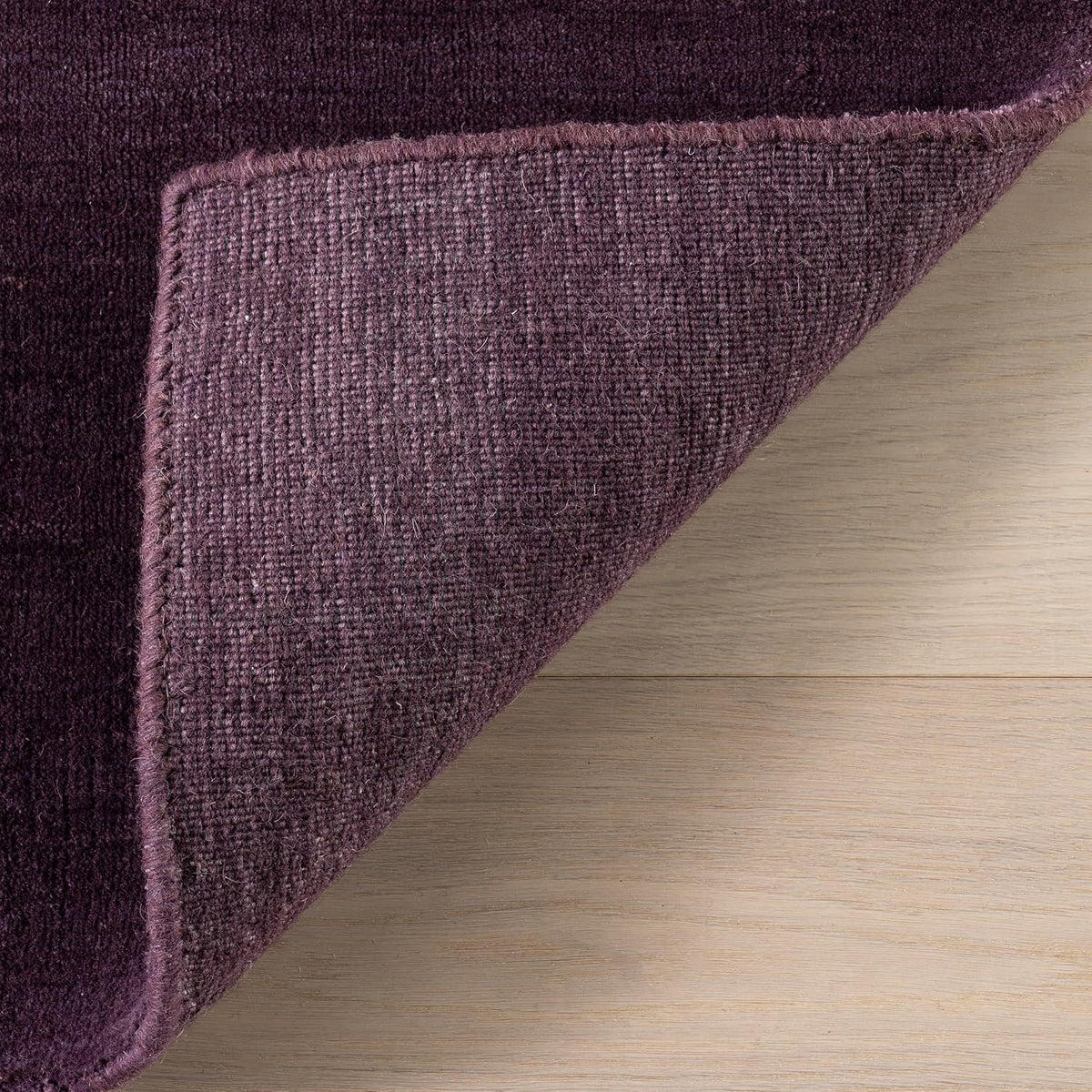 Flatweave Solid Wool Indoor Area Rug
