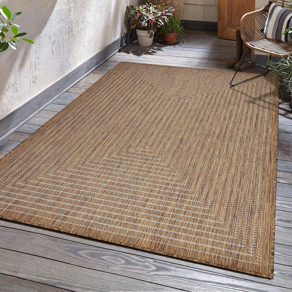 Weather‑Resistant Indoor‑Outdoor Area Rug