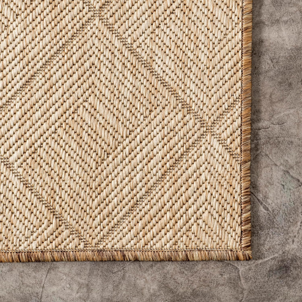 Diamond Indoor‑Outdoor Area Floor Rug