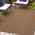 Bordered Modern Indoor‑Outdoor Area Rug